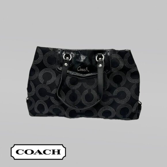 Coach Handbags - Coach Ashley Op Art Satchel